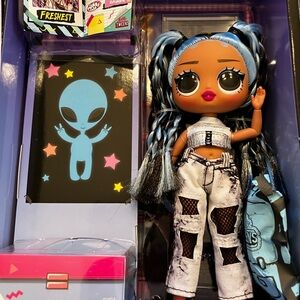 LOL Freshest tween Doll with Blue Braids and Distressed Jeans